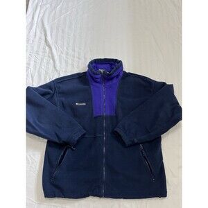 Columbia Navy and Purple Jacket vintage 90s
